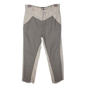 BDG Urban Outfitters 26 Womens Contrast Corduroy Pants Beige & Taupe